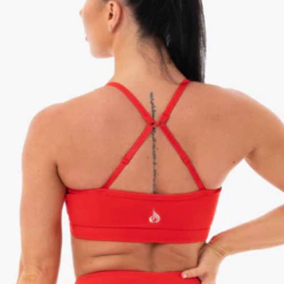 Ryderwear staple red sports bra - Picture 2 of 4